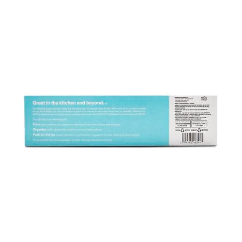 365 by Whole Foods Market, Gallon Size Freezer Bags, Double Zipper, 30 Count