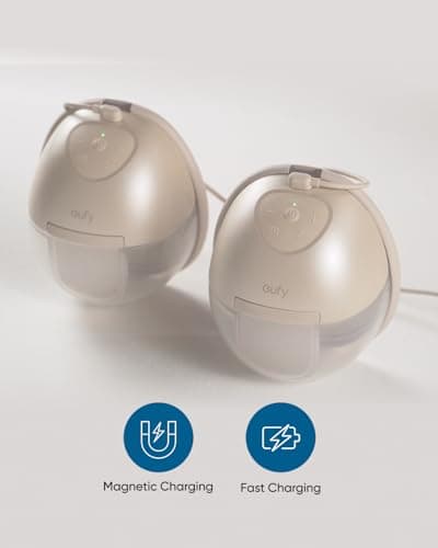 eufy Security Original Magnet Charging Cable for Wearable Breast Pump S1/S1 Pro, Hands-Free, Fast Magnetic Charging, Spare or Replacement Use, Compatible with Breast Pump Only (Not for Charging Case)