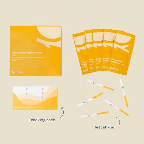 Bird&Be Pregnancy Test Strips for Early Detection (20-Strips Kit, FSA-Eligible)