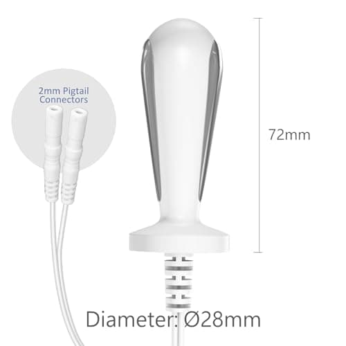 iStim PR-02 Probe for kegel Exercise, Pelvic Floor Electrical Muscle Stimulation, Incontinence - Compatible with Incontinence EMS Machine