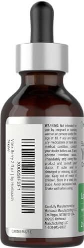 Horbäach Vitex Berry Chasteberry Extract Tincture | 2 fl oz | Super Concentrated Liquid | Alcohol Free Chaste Tree Berry Supplement | Vegetarian, Non-GMO, Gluten Free