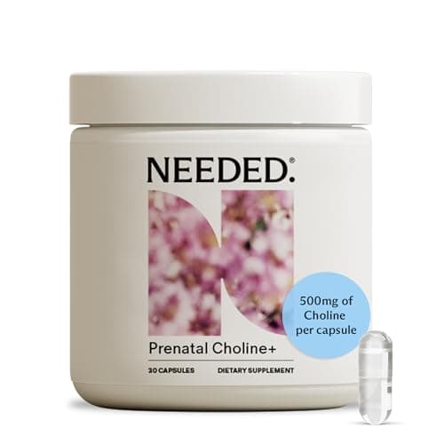 Needed. Prenatale Choline+ Review – 500 mg Cholinesupplement Zwangerschap