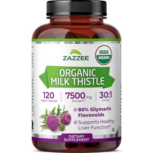 Zazzee Milk Thistle Supplement Review – 80% Silymarin, 120 Capsules