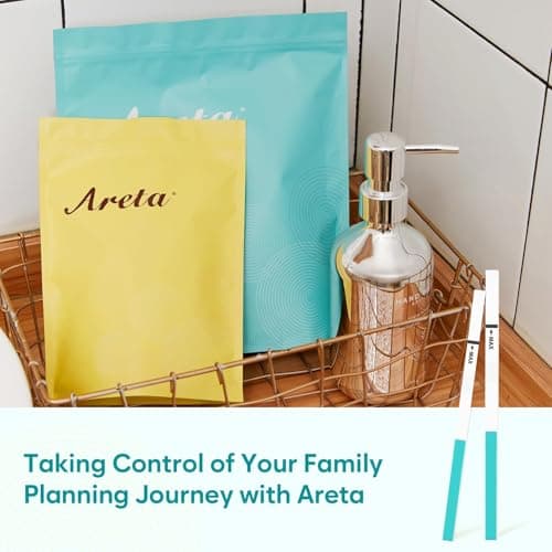 Areta Ovulation Test Strips Kit: 30 Tests | Accurate & Reliable for Women | Fast & Convenient Fertility Tracking | High Accuracy Ovulation Test Kit Blue | Expiration Date 11/21/2026