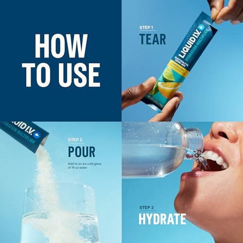 Liquid I.V.® Hydration Multiplier Sugar-Free - Rainbow Sherbet | Electrolyte Powder Drink Mix | 1 Pack (14 Servings)