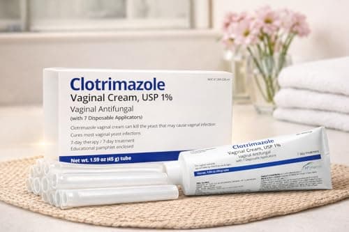 Clotrimazole Vaginal USP 1% Cream - 45 Gm