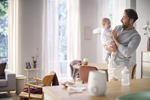 Philips Avent Premium Fast Bottle Warmer, with Smart Temperature Control, Water Bath Technology, Automatic Shut-Off, Model SCF358