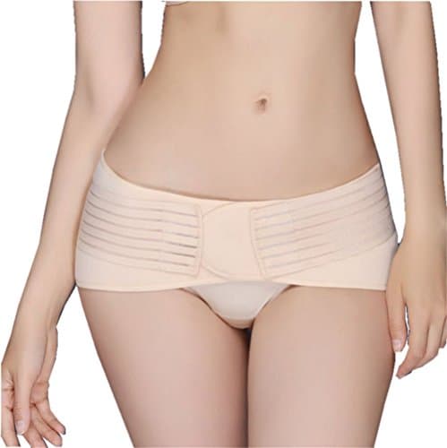 HONEY$HOMEY Pelvic Recovery Belt, Women Postpartum Support Band, Nude, Large