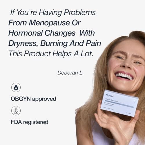 Neycher 10 MG Hyaluronic Acid 10 Inserts for Women with Vitamin E, Vitamin A. Formulated in USA. Made in Italy. Long Lasting Ultra moisturizing for Dryness from hormonal Changes and Menopause