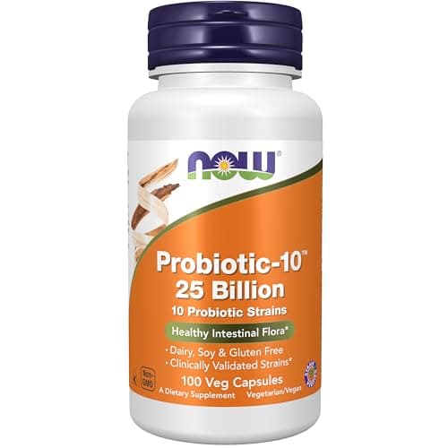 NOW Foods Probiotic-10 Review: 10 Strains, 25 Billion CFU for Women