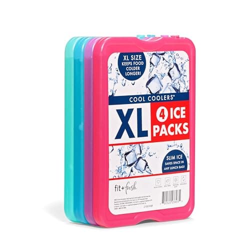 Cool Coolers by Fit & Fresh XL Slim Ice Packs – Recension 2025