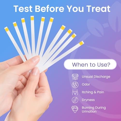 Pelvana Vaginal pH Test Strips for Women – 50 Strips, At-Home BV and Yeast Infection Test Kit, Vaginal pH Tester to Differentiate Between Conditions