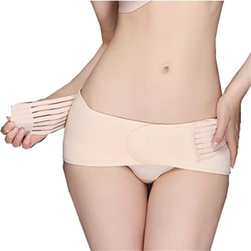 HONEY$HOMEY Pelvic Recovery Belt, Women Postpartum Support Band, Nude, Large