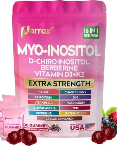 Parrox Myo-Inositol Gummies Review: A Balanced 16-in-1 Hormone Support Formula?