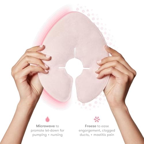 Frida Mom Breast Therapy Packs, Breast Pads, Cold & Hot Pack for Pain Relief, Breastfeeding Essentials for Lactation Support, Mastitis, Engorgement and Pump Aid, Postpartum Recovery, 2pk