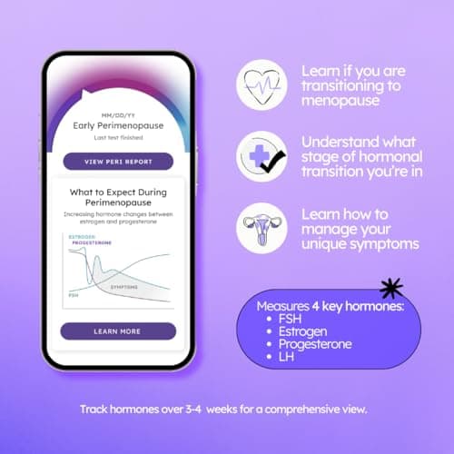 Proov - Empower Hormone Tracker - at Home FSH, LH, Estrogen & Progesterone Test Strips - Understand Your Hormone Balance - Perimenopause & Menopause Stage Indicator - Women 30-40+ - 1 Cycle Test Kit
