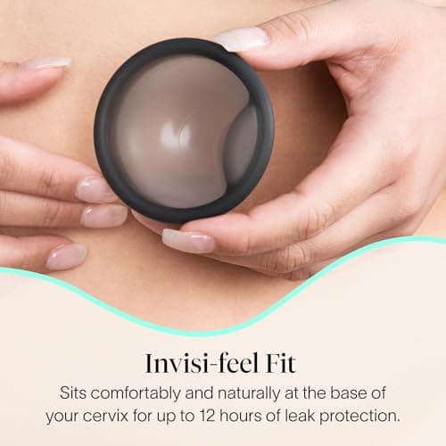 Cora Menstrual Disc | Reusable Period Disc | Wear Up to 12-Hours | Sustainable Alternative to Tampons/Pads | for Light/Heavy Flows | Leak Proof | Medical Grade Silicone | Eco-Friendly Feminine Hygiene