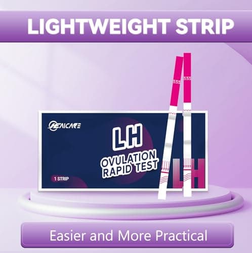 HealCare 30 LH Ovulation Test Strips, Ovulation Test Kit for Women, Accurately Track Ovulation, Highly Sensitive Fast Result, Home Testing