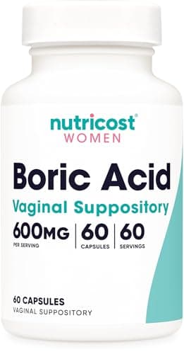 Nutricost Boric Acid 600mg Vaginal Suppository Review 2025