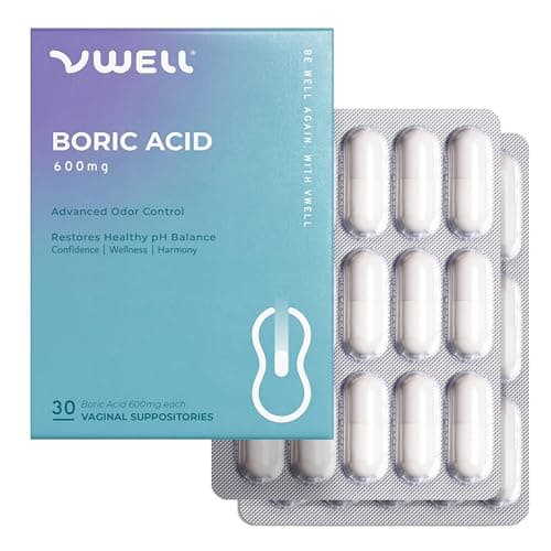 VWELL Boric Acid Vaginal Suppositories Review – Does the 600mg Dose Actually Work?