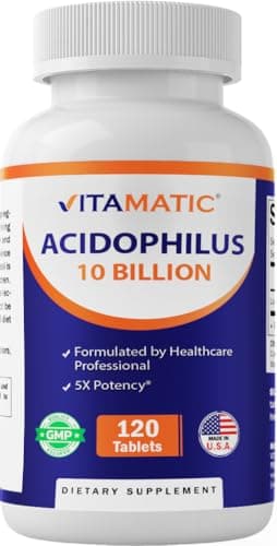 Vitamatic Acidophilus Probiotic Review: Is This 10 Billion CFU Daily Supplement Worth It?