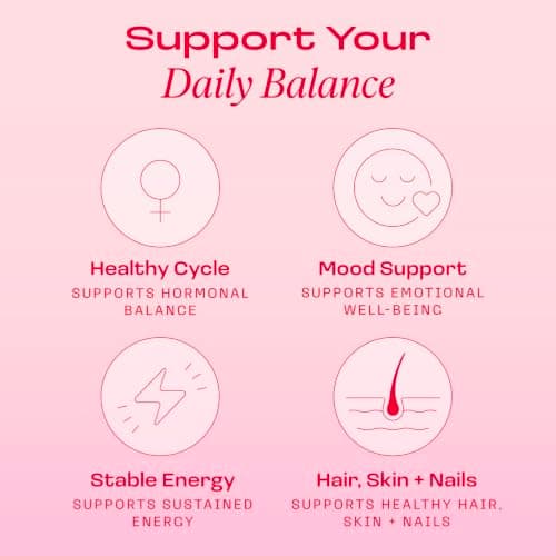 Peach Perfect Inositol Multivitamin – Myo-Inositol & D-Chiro 40:1 Blend, Omega-3, Vitamin D3, Magnesium, Zinc – Supports Women’s Health, Mood, Energy, Supplement – 30 SVG
