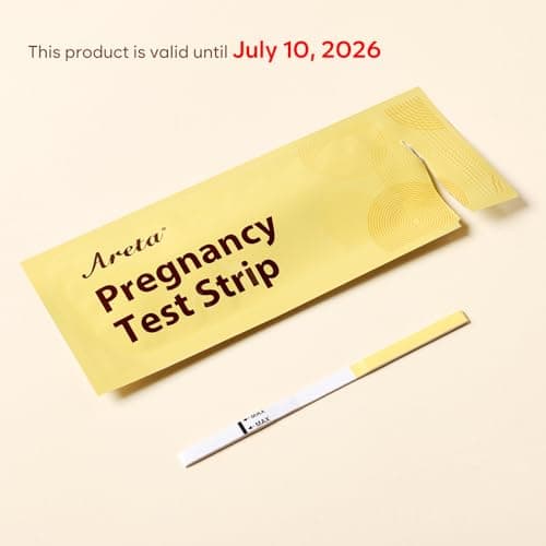 Areta Pregnancy Test Strips - 5 Count hCG Test Kit | Expiration Date 07/11/2026