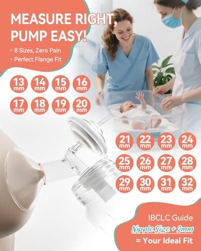 Breast Pump Parts Compatible with Spectra S1,S2,S9 Plus, Replacement Kit for Spectra Pump Parts 2PCS, Duckbill Valve, Tube,Bottle, Backflow Protector, Not Original Accessorie,24mm