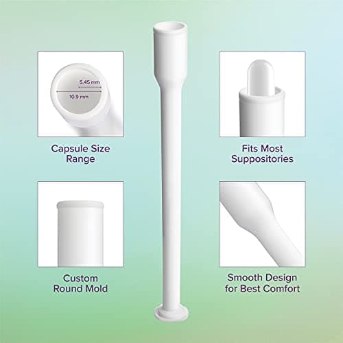 Intimate Rose 30 Count Vaginal Suppository Applicators, Individually Wrapped, Disposable Applicator - Fits Most Boric Acid Suppositories and More, from, Pack of 30