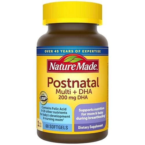 Nature Made Postnatal Vitaminer – Recension av DHA-kompletten för ammande