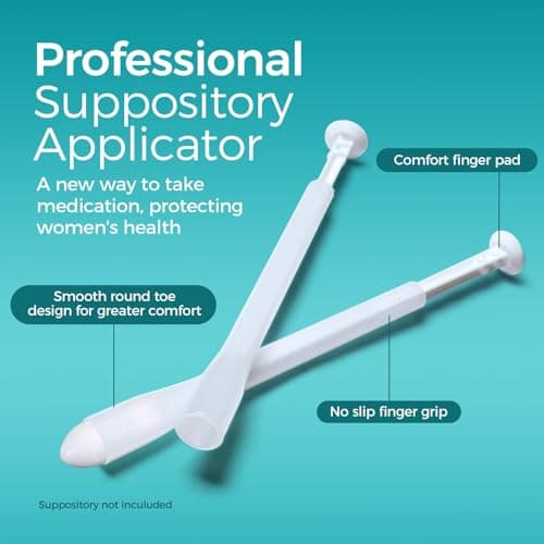 Dizzily 30 Pack Disposable Vaginal Suppository Applicators for Women, Individually Wrapped, Hygienic - Fits Most Boric Acid Suppositories, Pills, Tablet, Cap-sules and Feminine Care Applicator