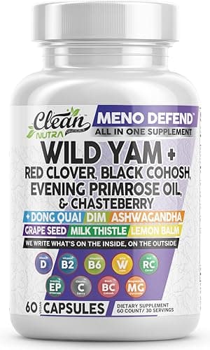 Wild Yam Root Capsules Menopauze Review – Hormoonbalans Supplement voor Vrouwen