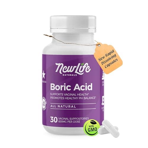 NewLife Naturals Boric Acid Suppositories for Women Review (2025)