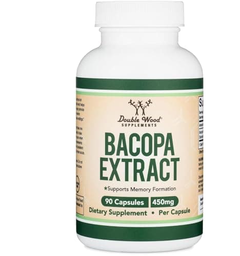 Recensione Bacopa Monnieri 450mg Double Wood — Integratore per Memoria e Concentrazione