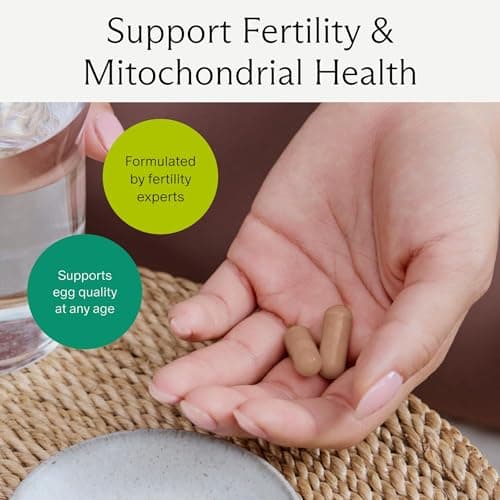 Needed. Egg Quality Support - Optimally Formulated Antioxidants Supplement for Egg Quality - Fertility Support - Fertility Supplement for Women - 60 Capsules - 30 Day Supply