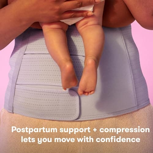 Frida Mom C-Section Recovery Must Have Kit for Labor, Delivery, & Postpartum, Socks, Peri Bottle, Disposable Underwear, Abdominal Support Binder, Shower Wipes, Silicone Scar Patches, & Toiletry Bag