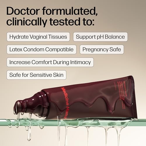 Medicine Mama’s Intimate Glide – All-Natural Lubricant FDA-Cleared for Internal & External Use – Lube with Organic Aloe and Hyaluronic Acid – 4 Oz