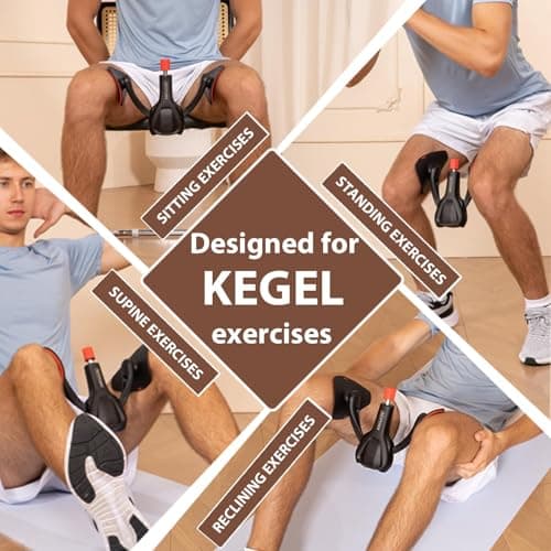 Nexpowx Kegel Exercise Equipment, Pelvic Floor Trainer, Thigh Trainer, Leg Exercise Equipment, Home Fitness Equipment, Suitable for Men and Women, Gift for Him & Her