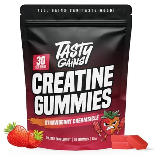 TASTY GAINS Creatine Gummies Review – Do They Actually Work?