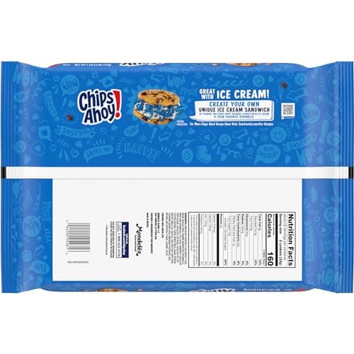 NABISCO CHIPS AHOY! CHIPS AHOY! Original Chocolate Chip Cookies, Party Size, 25.3 oz