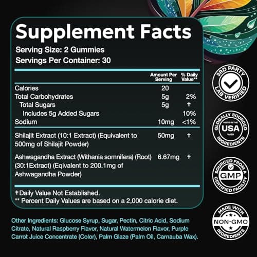 Enyvia Libido Support for Women Gummies - Fast Acting Intimacy and Mood Support Libido Gummies for Women with Shilajit and Ashwagandha - 60 Ct
