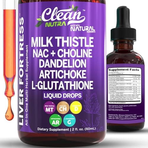 Clean Nutraceuticals Milk Thistle NAC Recension – Leverstöd i Vätskeform