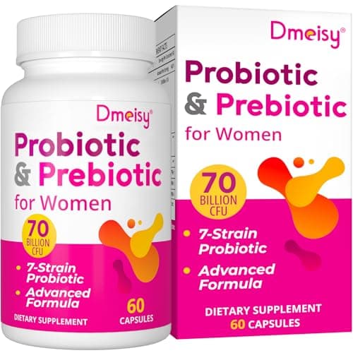 Vaginal Probiotics, 70 Billion CFU Probiotics for Women, 13-in-1 Womens Probiotic & Organic Prebiotics for Vaginal, Urinary, pH Balance, Immune, Gut & Digestive, Bloating Health - 2 Months Supply