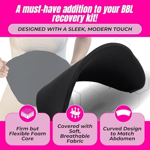 Abdominal Binder Complements Your BBL Faja Colombiana & Lipo Foam Board Pads,Post Partum Waist Binder Abdominal Binder Post Surgery Tummy Tuck Supplies Post Surgery Garment Bbl post Surgery Supplies
