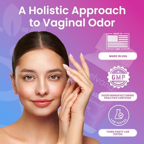 Pelvana Boric Acid Suppositories for Women - 30 Count - 600mg Boric Acid Capsules for Vaginal Odor Use
