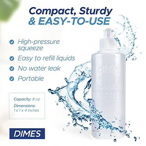 Dimes Peri Bottle Postpartum Essentials [3-Pack] – Portable Bidet Perineal Squirt Bottle – Feminine hygiene Essential