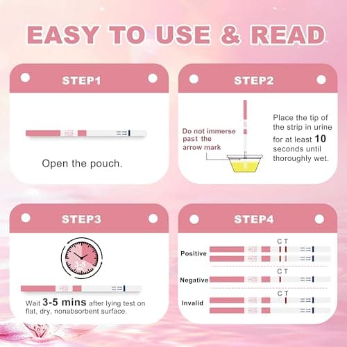 ACCUBIO Pregnancy Test Strips with Urine Cups, hCG Detection Home Pregnancy Tests, Sensitive & Over 99% Accurate, 20 Count Individually Wrapped, Rapid hCG Test Strips, 5mm Wider 25mIU/mL