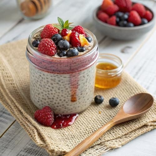Viva Naturals Organic Chia Seeds, 2 lb, 32 Oz – Plant-Based Omega-3 and Vegan Protein, Gluten Free & Non-GMO, Perfect for Smoothies, Salads & Chia Pudding