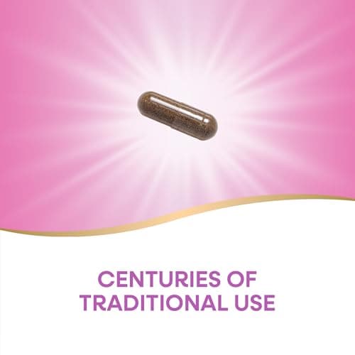 Nature's Way Vitex Fruit, Traditional Menstrual Cycle Support*, Traditional Women's Health Support*, Chasteberry Supplement for Women, Vegan, 320 Capsules (Packaging May Vary)