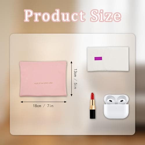 Postpartum Pads Storage Bag, Period & Sanitary Napkin Storage Bag, Small Period Pouches for Teen Girls, Compact Discreet Pad and Tampon Holder for Purse